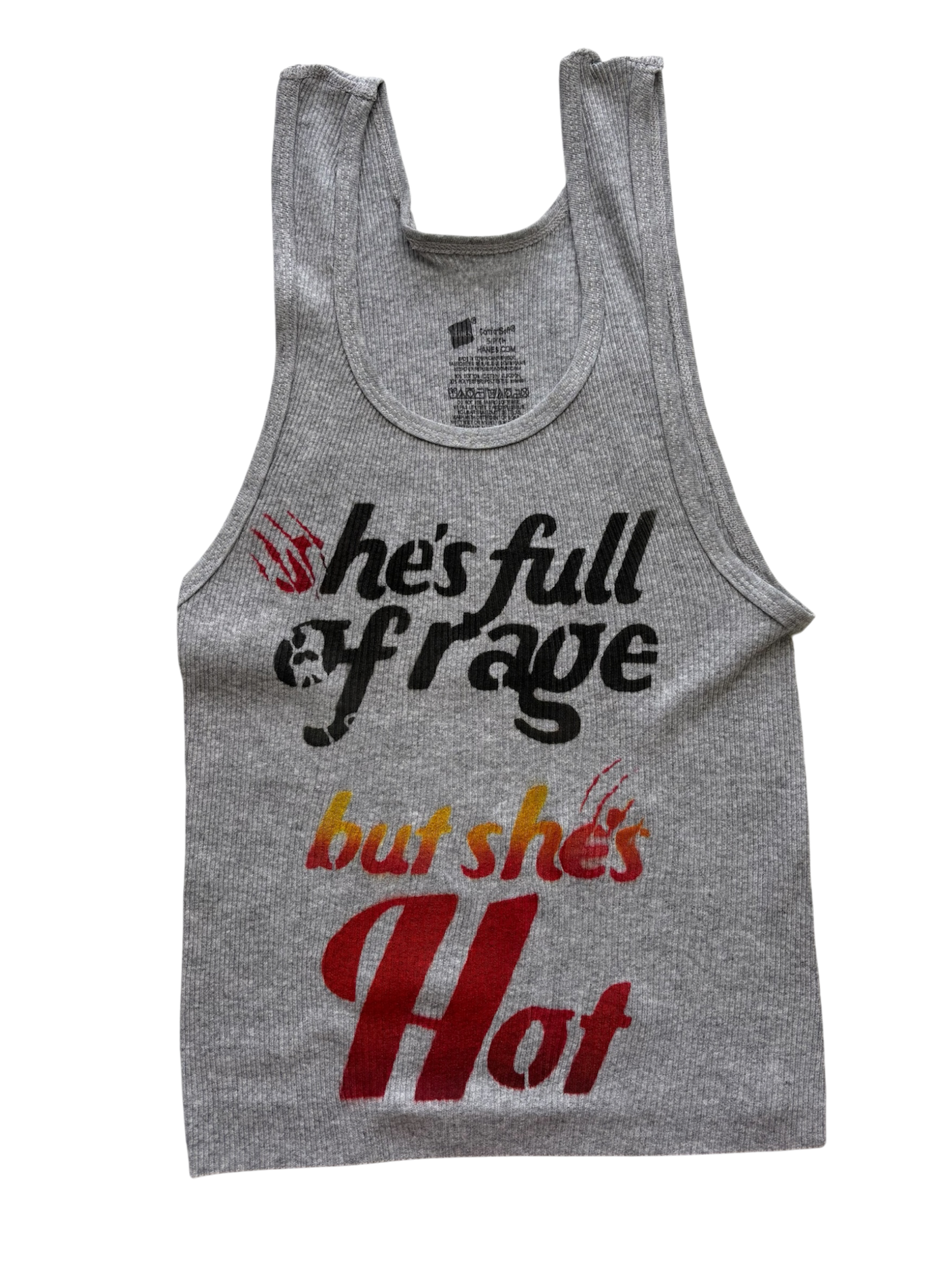She’s Full of rage but she’s Hot tank