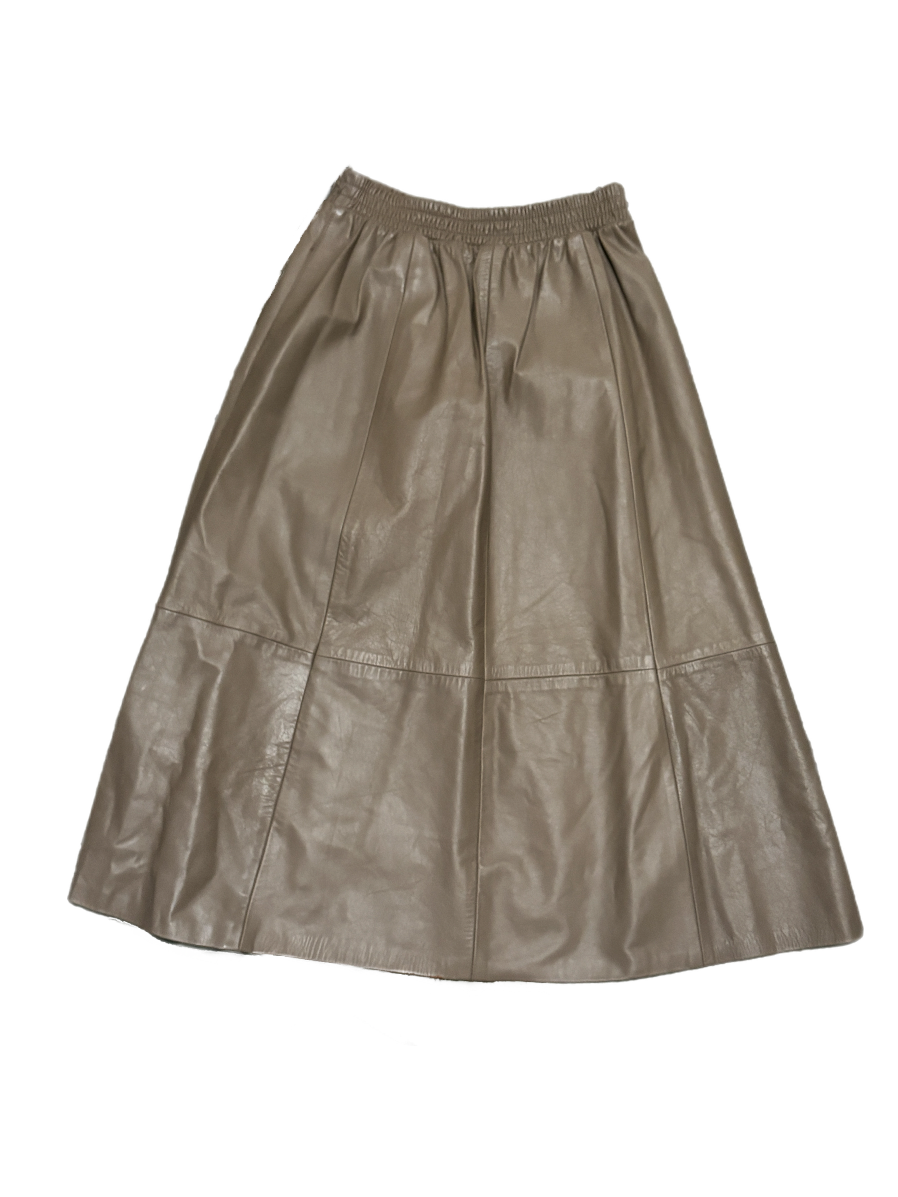 NORTHSIDE fashions Tan Leather Skirt